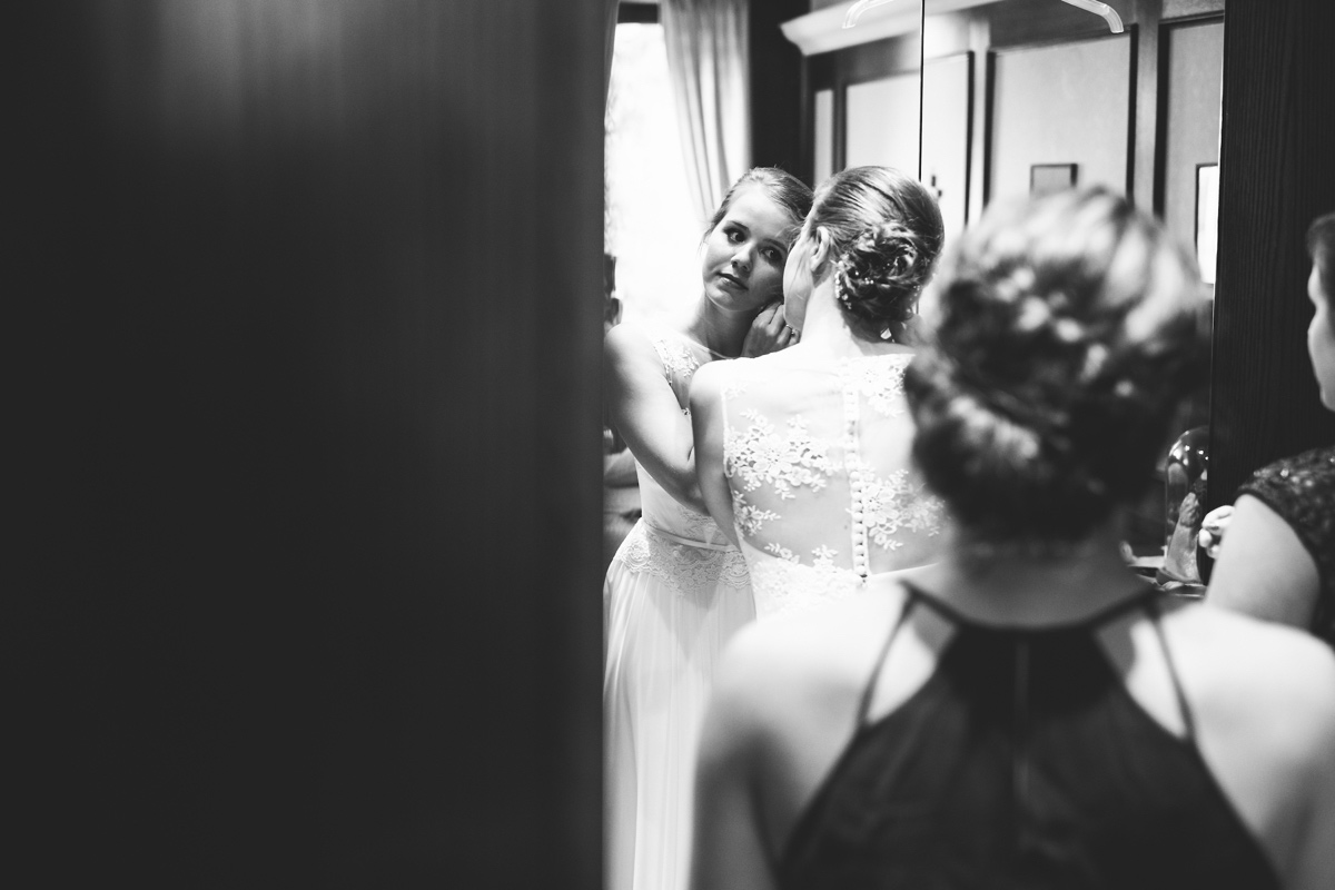 Bruid in de spiegel